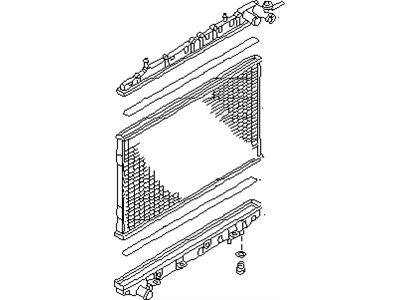 Infiniti 21410-53J00 Radiator Assembly