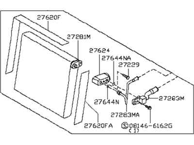 Infiniti 27280-JF10A Evaporator Assy-Cooler