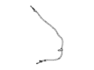 Infiniti 36531-1MA0B Cable Assy-Parking, Rear LH