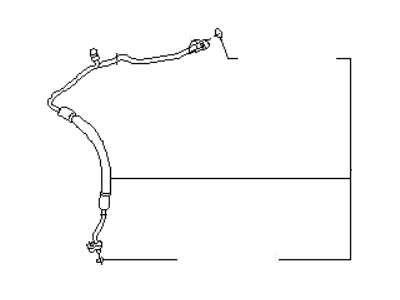 Infiniti 92480-7J102 Hose-Flexible, Low