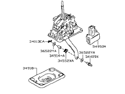 Infiniti 34901-JK60E Transmission Control Device Assembly