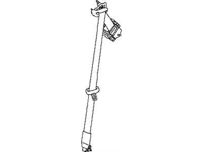 Infiniti 88844-3JA8A Belt Assy-Rear Seat Tongue, Rh