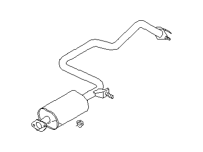 Nissan 20300-0L800 Exhaust Muffler Assembly