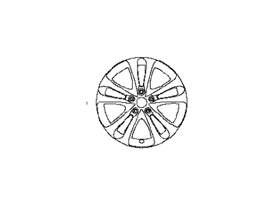 Infiniti D0300-1CA4A Aluminum Wheel