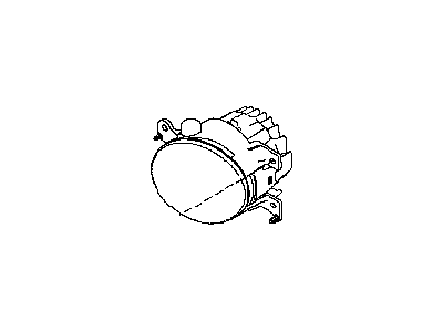 Infiniti 26155-4GA0A Lamp Fog RH