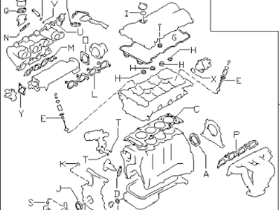 Infiniti 11042-AC325 Gasket Kit-Valve REGRind