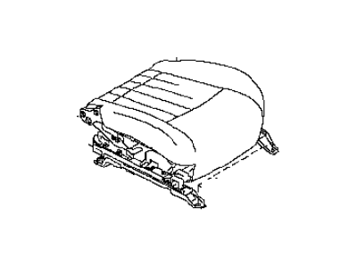 Infiniti 87300-1BN9C Cushion & Adjuster Assy-Front, RH