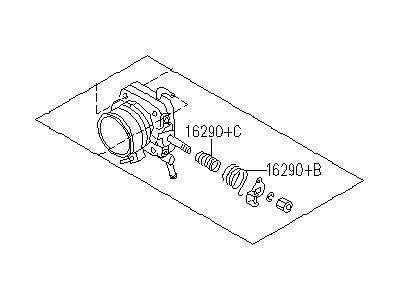 Infiniti 16118-18Y00 Throttle Body