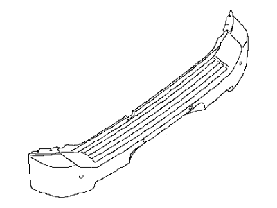 Infiniti 85022-7S620 Rear Bumper Fascia Kit