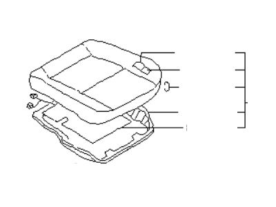 Infiniti 87300-3L010 Cushion Assy-Front Seat