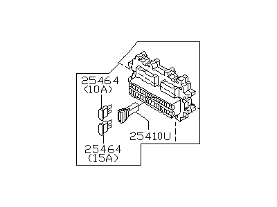 Nissan 24350-AM600 Block-Junction