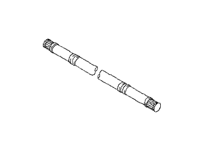 Infiniti 39704-1LA0B Shaft-Rear Drive