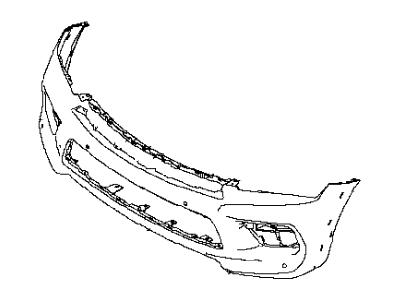 Infiniti 62022-4AM0H Front Bumper Cover