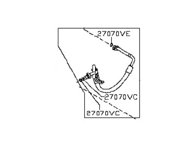 Infiniti 92490-1MA0A Hose Flexible, High