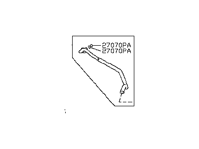 Infiniti 92450-1MA0A Pipe-Front Cooler, Low