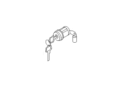 Infiniti 80600-60U86 Cylinder Set-Door Lock, RH