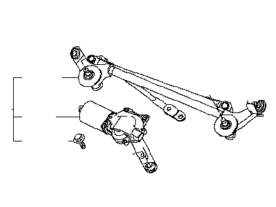 Infiniti 28800-1CA0A Drive Assy-Windshield Wiper