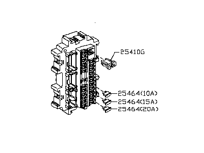 Infiniti 24350-1NF1A Block Junction