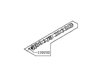 Infiniti 13020-EH000 Camshaft Assy