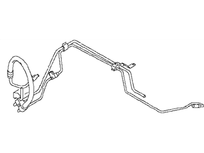 Infiniti 49720-EH00A Power Steering Pressure Hose & Tube Assembly