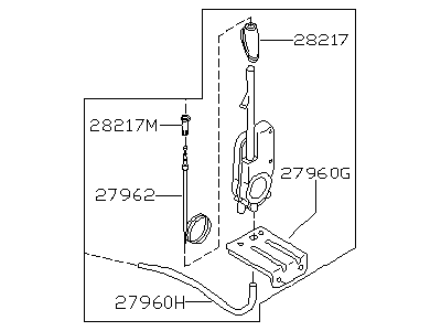 Nissan 28200-31U16 Antenna