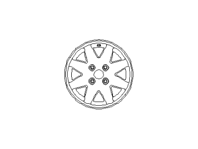 Infiniti D0300-7J227 Aluminum Wheel