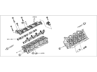 Infiniti 11040-1MC2A Cylinder Head