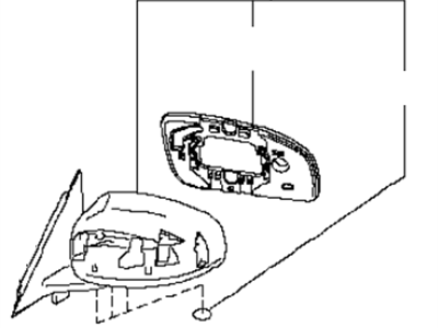 Infiniti 96302-4AM0A Door Mirror Assy-LH