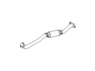 Infiniti 20010-7J400 Front Exhaust Tube Assembly