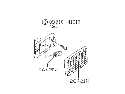 Infiniti 26420-40U00 Lamp Assembly-Door Step