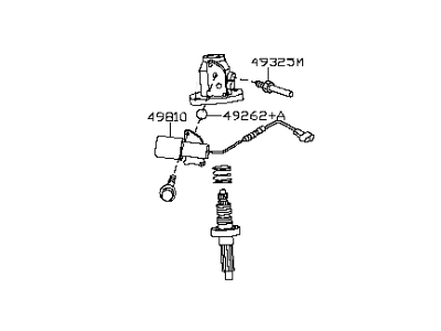 Infiniti 49210-AR200 Power Steering Gear Sub Assembly