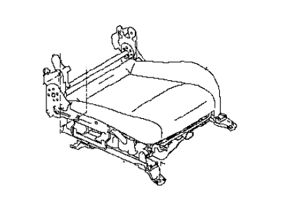 Infiniti 873A2-4AM2A Cushion & Adjuster Assy-Front, RH
