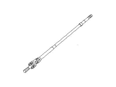 Infiniti 48820-7J110 Shaft Assy-Steering Column, Upper