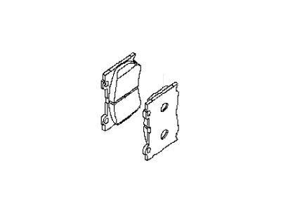 Infiniti D1060-1NC0A Front Disc Brake Pad Kit