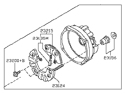 Infiniti 23127-1LA1A Cover Assy-Rear