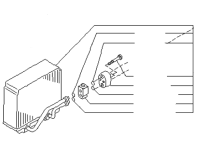 Infiniti 27280-6P103 Evaporator Assy-Cooler