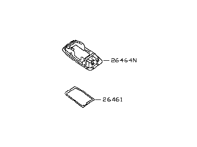 Infiniti 26460-4GA0A Lamp Assy-Personal