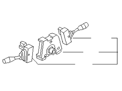 Infiniti 25560-10Y60 Switch Assembly-Comb