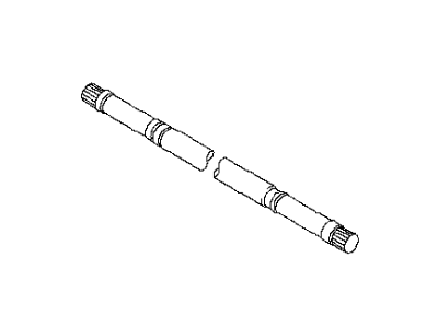Infiniti 39704-1CC0A Shaft-Rear Drive, RH