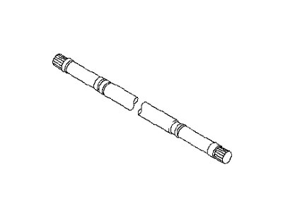 Infiniti 39704-1CA0A Shaft-Rear Drive, RH