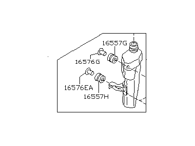 Infiniti 16585-JK20A RESONATOR Assembly
