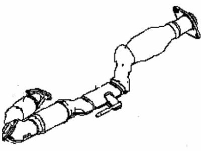 Infiniti 200A0-6JA0A Tube-Exhaust, Front W/Catalyst Converter