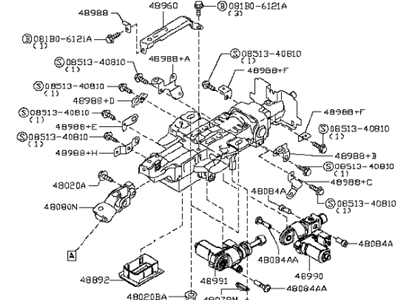 Infiniti 48810-1MA6C COLMN-STRG Tilt