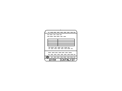 Infiniti 14805-5DC0C Emission Label