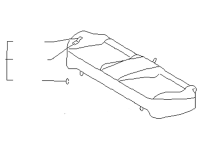 Infiniti 88300-62J00 Cushion Assembly Rear Seat