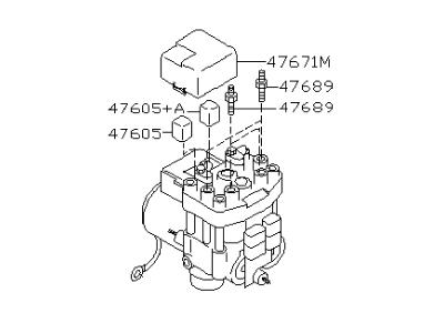 Infiniti 47600-78J00 Actuator Assy-Anti Skid