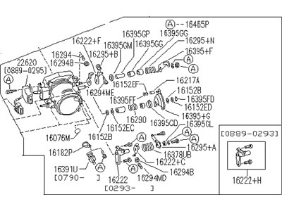 Infiniti 16119-67U15 Chamber Assy-Throttle