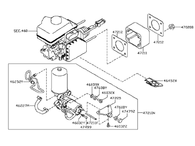Infiniti 46007-4GG6D Control Assembly-Brake