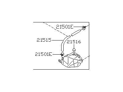 Infiniti 21710-3J100 Radiator Reservoir Tank Assembly