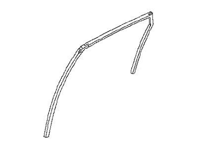 Infiniti 82331-1CA0B Glass Run-Rear Door Window, LH
